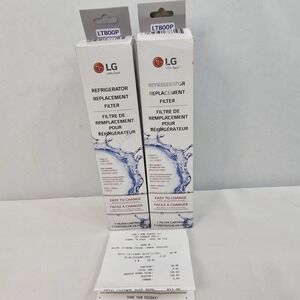 2 PACK LT800P Fits  L*G LT800P  Replacement New Refrigerator Water Filters